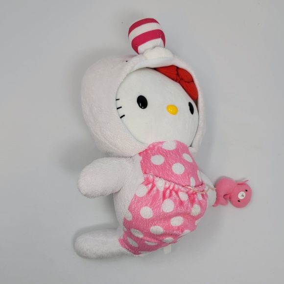 Hello Kitty Sanrio seal costume plush 2012 polka dot - Picture 1 of 10